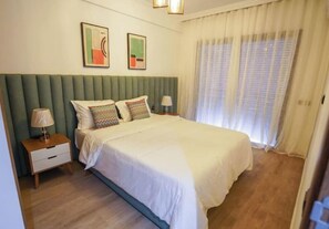 2 chambres, lit parapluie, Wi-Fi gratuit, draps fournis
