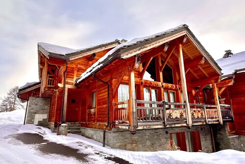Casa-Le Cherk Chalet 300m2 jacuzzi sauna Vars