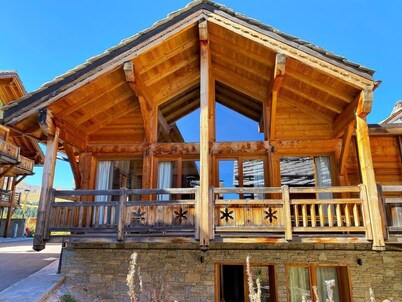 Casa-Le Cherk Chalet 300m2 jacuzzi sauna Vars