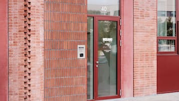 Voorkant van accommodatie