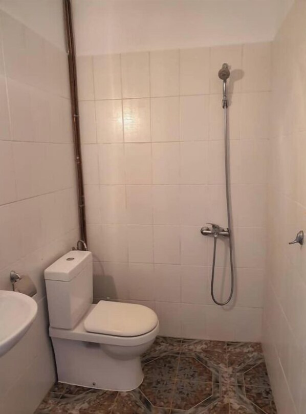 Towels, soap, toilet paper