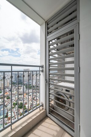 Luxury Apartment, 1 Bedroom, Balcony, City View | Terrace/patio - Vinhomes Central Park Premier Apartment (Ho Chi Minh City)