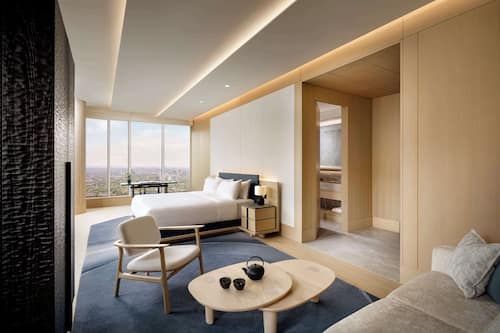 Suite, Corner | Premium bedding, free minibar items, in-room safe, blackout drapes