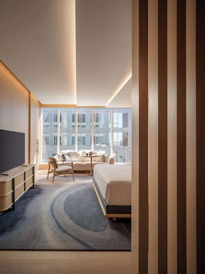 Premium bedding, free minibar items, in-room safe, blackout drapes