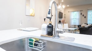 Townhome - utsikt mot golfbanan | Vardagsrum