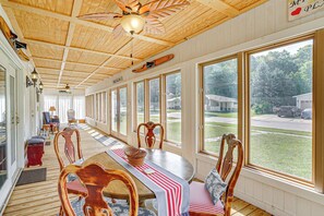 Dining - Spacious Vintage Gem w/ Sunroom in Manistee! (Manistee)