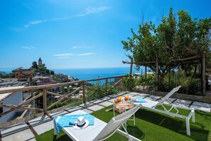 Deluxe Duplex, Sea View | Terrace/patio - YourHome - Casa Lucente (Positano)