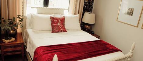 1 室のベッドルーム、WiFi、ベッドシーツ