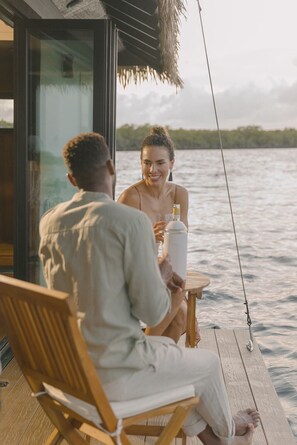 Terrace/patio - Premium Floating Bungalow by Stay Ombi (Key Largo)