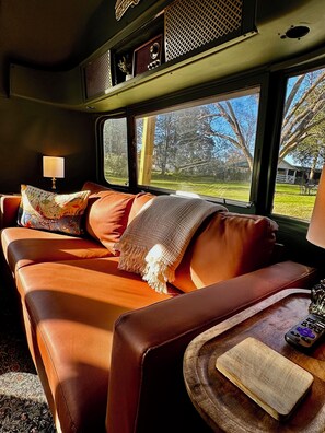 Smart TV, stereo - 1972 Airstream luxury tiny living at it's best in Columbia near Lake Murray!  (Columbia)