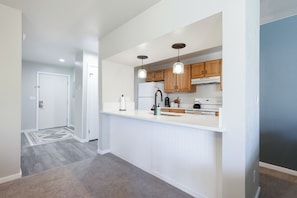 Fridge, microwave, oven, stovetop - Two Bedroom Condo Located on Lake Dillon (Dillon)