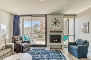 Deluxe Apartment, 1 Bedroom | Coin séjour