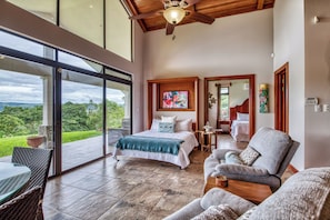 3 bedrooms, iron/ironing board, travel cot, free WiFi - Escape to your private jungle retreat in Costa Rica!
This stylish upscale 2-bedroom, 2-bathroom home is tucked away in a secure, gated community, surrounded by lush rainforest, offering total peace, comfort, and the perfect touch of adventure. (Tronadora)