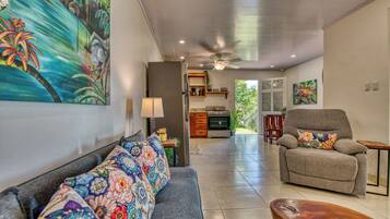 Smart TV, table tennis, books, offices