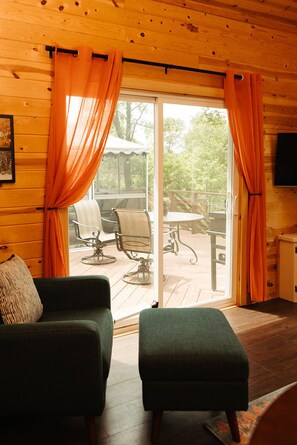 TV, video games, ping pong, computer monitors - Peaceful Riverside Cabin (Amery)