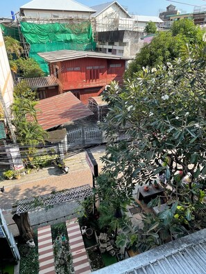 Uitzicht vanuit accommodatie