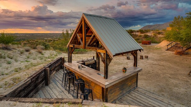 Terrace/patio - Hot Tub-Pool-Amazing Views! Sleeps 18! (Tucson)