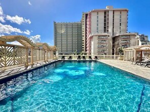 Pool - Stylish Waikiki 1-Bedroom, Just Steps from the Beach! (Honolulu)