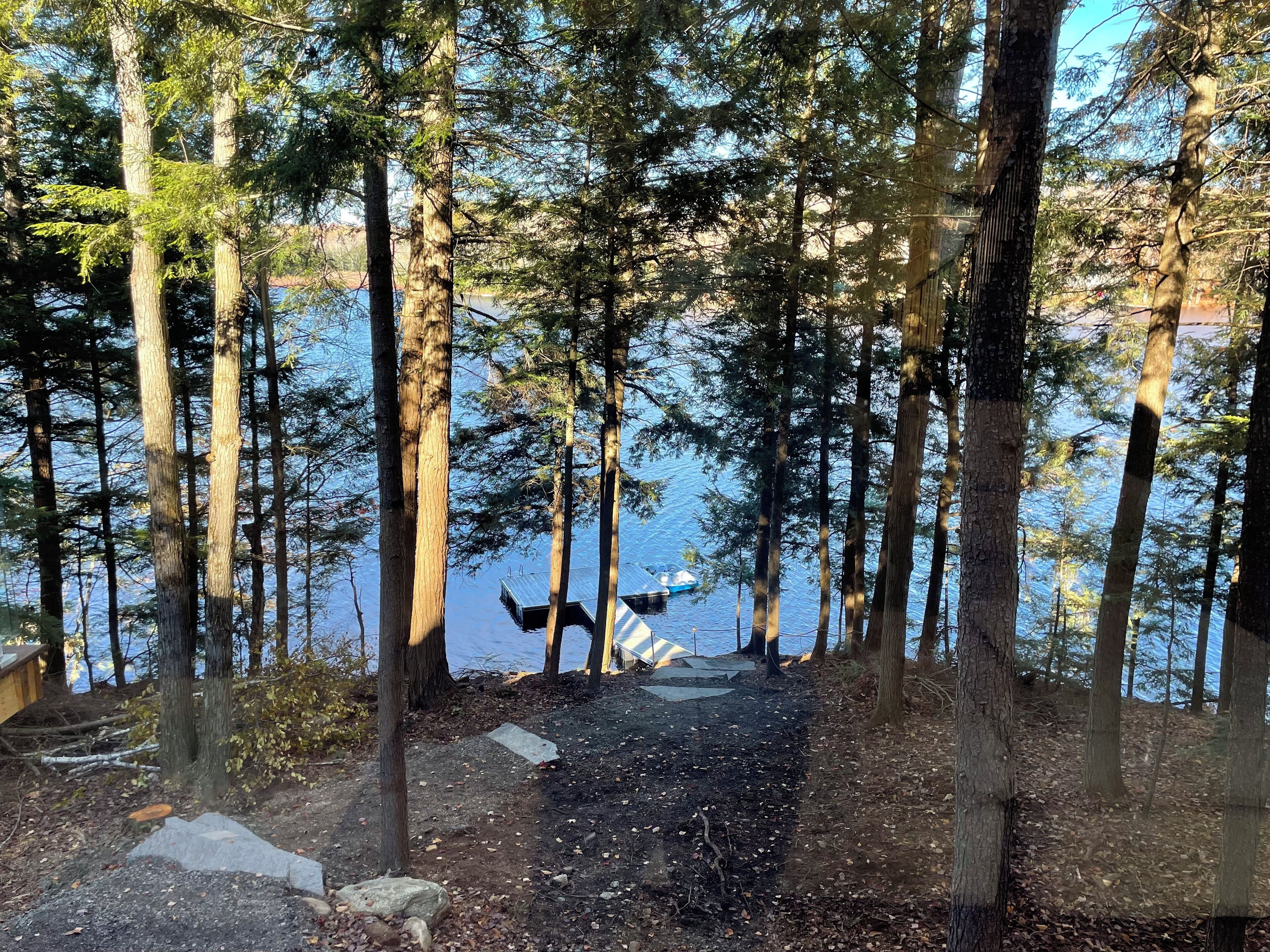 Lakefront view from great room