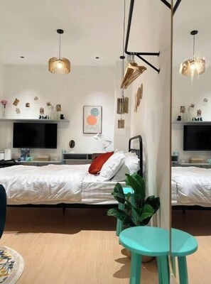 1 sovrum, strykjärn/strykbräda, gratis wi-fi och sängkläder