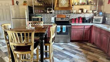 Microwave, oven, stovetop