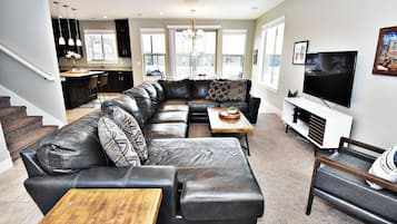 Familienhaus, Bergblick | Wohnbereich