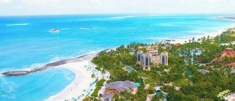 Sun loungers, beach towels