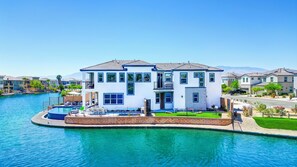 Exterior - Infinity; Lakefront 5-Bedroom with Infinity Pool, Pet Friendly, & Fun Filled!
 (Indio)