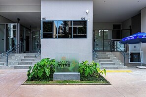 Overnatningsstedets facade