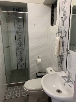 Asciugamani, sapone, shampoo, carta igienica