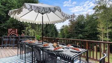 奢华小屋, 5 间卧室, 桑拿浴, 山景 | 露台