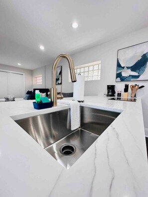 Interior - Spacious Studio w/ King Bed | Walk to OSU + Bars (Columbus)