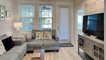 Condo, Multiple Beds, Patio (The Village #611) | Living area | 42-inch flat-screen TV with digital channels