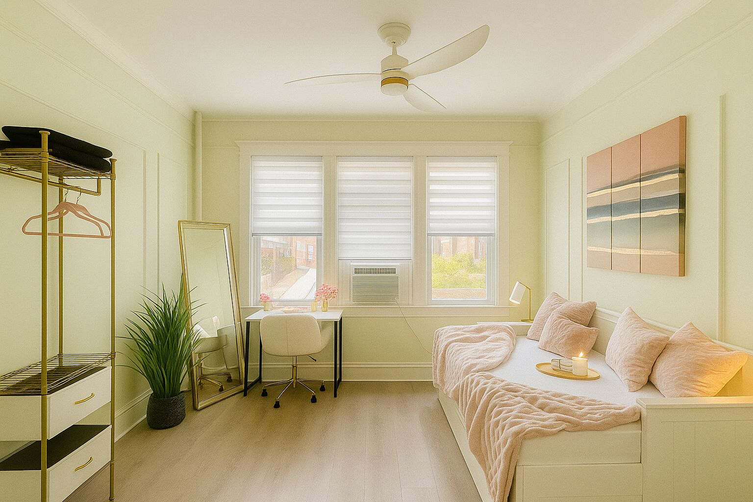 2 多间卧室、熨斗/熨衣板、WiFi、床单