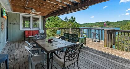 Rustic Lakefront Home w/ Beach!