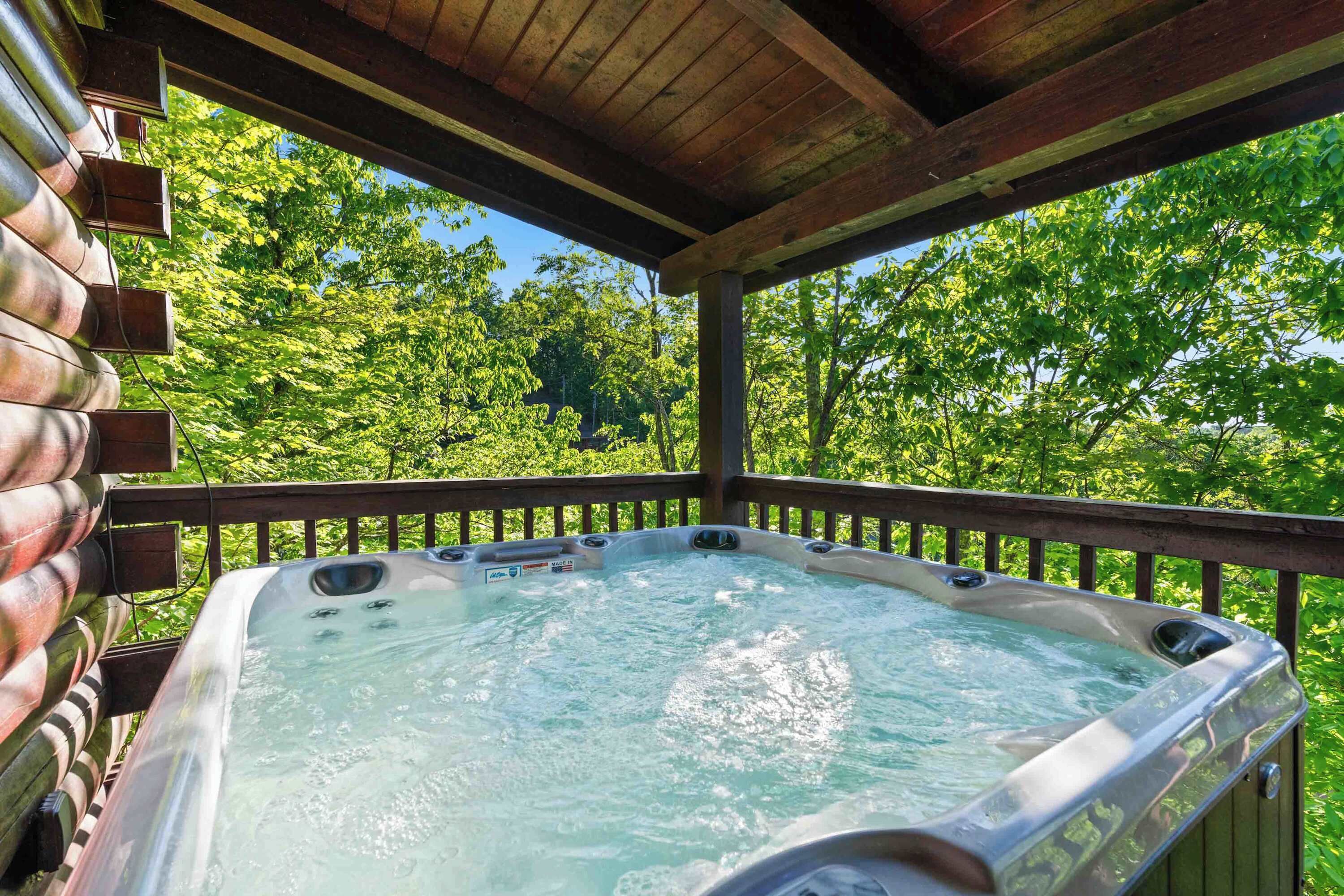 Bain à remous extérieur