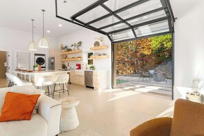 TV, offices - Modern Home w/ Hot Tub & Backyard Oasis! (Sevierville)