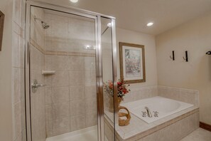 Shower, hair dryer, shampoo - Beautiful Unit in Quiet Area w/ Shuttle to Slopes (Breckenridge)
