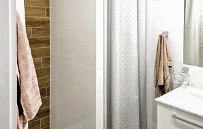 Shower, hair dryer