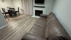 Living area - Remodeled 3-bedroom condo in Marina walking distance to beach; STR25-000040 (Marina)