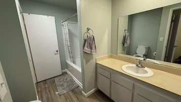 Towels, soap, toilet paper