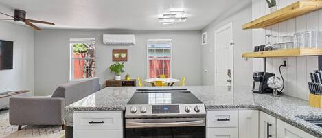 Microwave, oven, stovetop