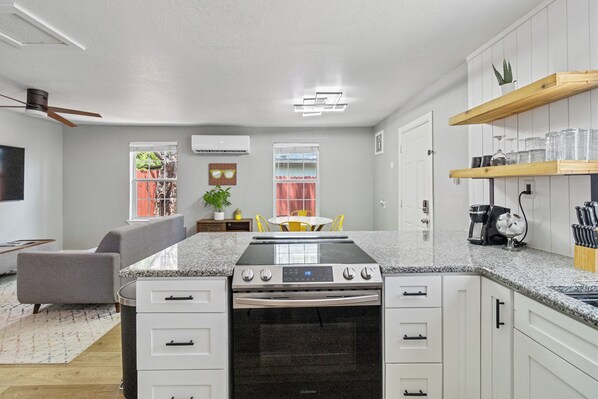 Microwave, oven, stovetop