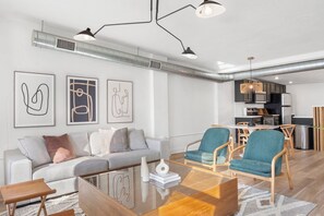Living area - Modern Loft Apartment with Office Space (Springfield)