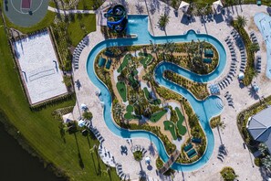 屋外プール、温水プール