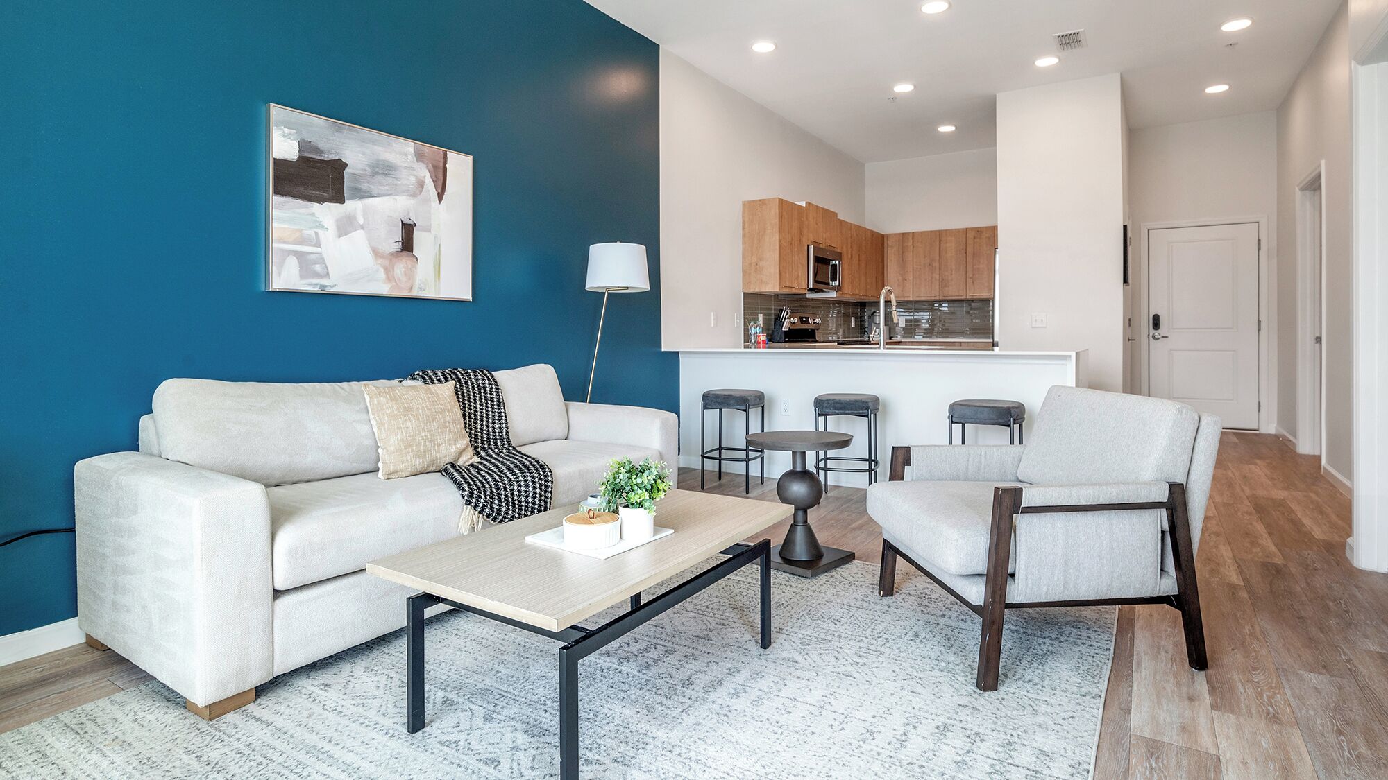 Apartment, 1 Bedroom | Living area