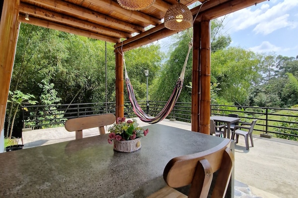 Suíte estúdio conforto, vista para o jardim | Terraço/pátio