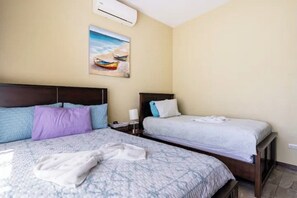 2 habitaciones, wifi gratis y ropa de cama 