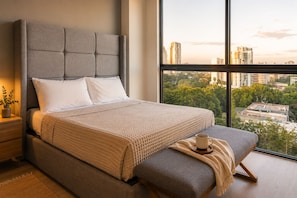 Comfort Apartment | Peralatan tempat tidur hipoalergenik, gebar bulu kapas 