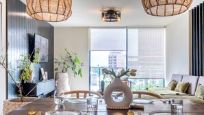 Departamento Deluxe, 3 habitaciones, balcón | Vista a la ciudad